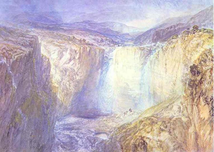 J.M.W. Turner Fall of the Tees, Yorkshire oil painting picture